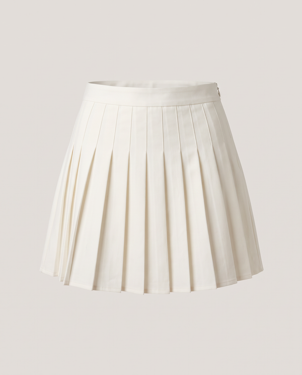 Pleated Mini Skirt