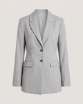 Single-Breasted Blazer in Grey