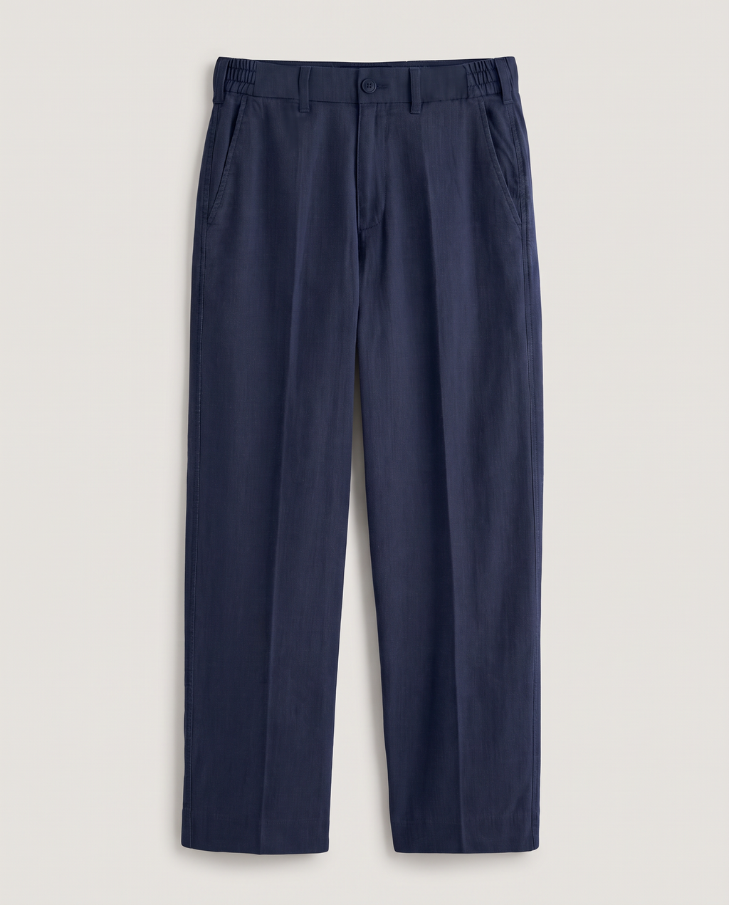 Linen Trousers in Navy