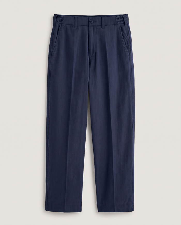 Linen Trousers in Navy