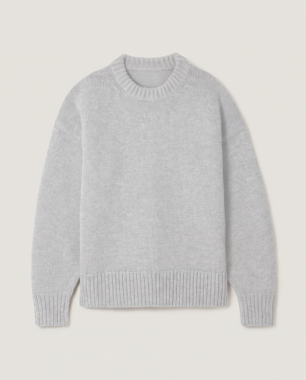 Crew Neck Sweater in Grey