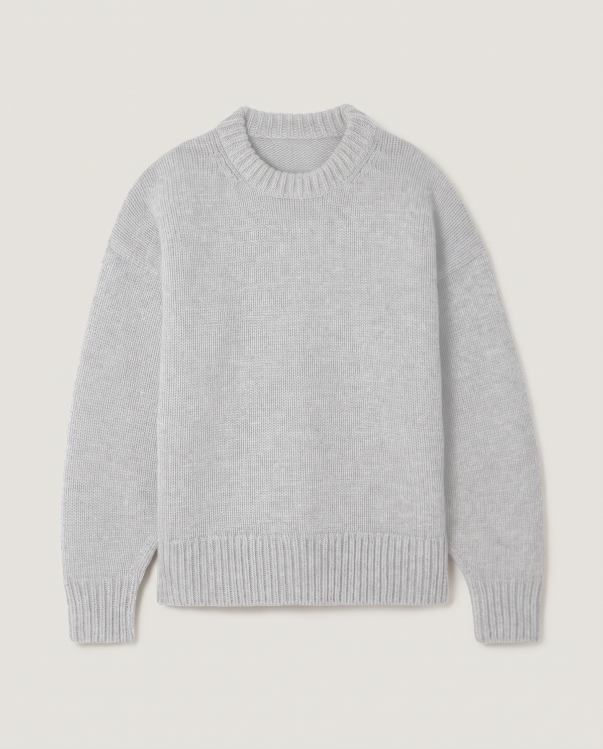 Crew Neck Sweater in Grey