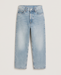 Relaxed Straight Jeans in Light Wash