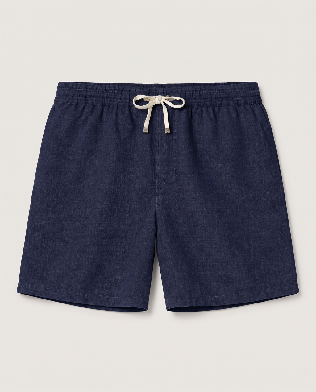 Linen Shorts in Navy