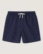 Linen Shorts in Navy