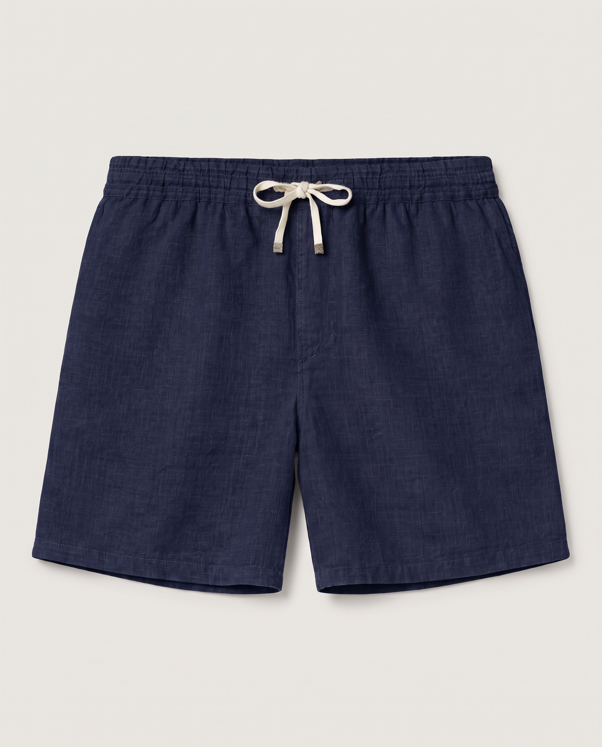 Linen Shorts in Navy