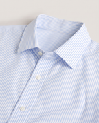 Striped Shirt in Blue Stripe, detail