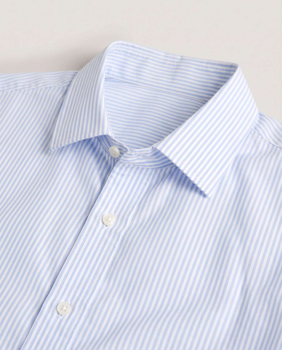 Striped Shirt in Blue Stripe, detail