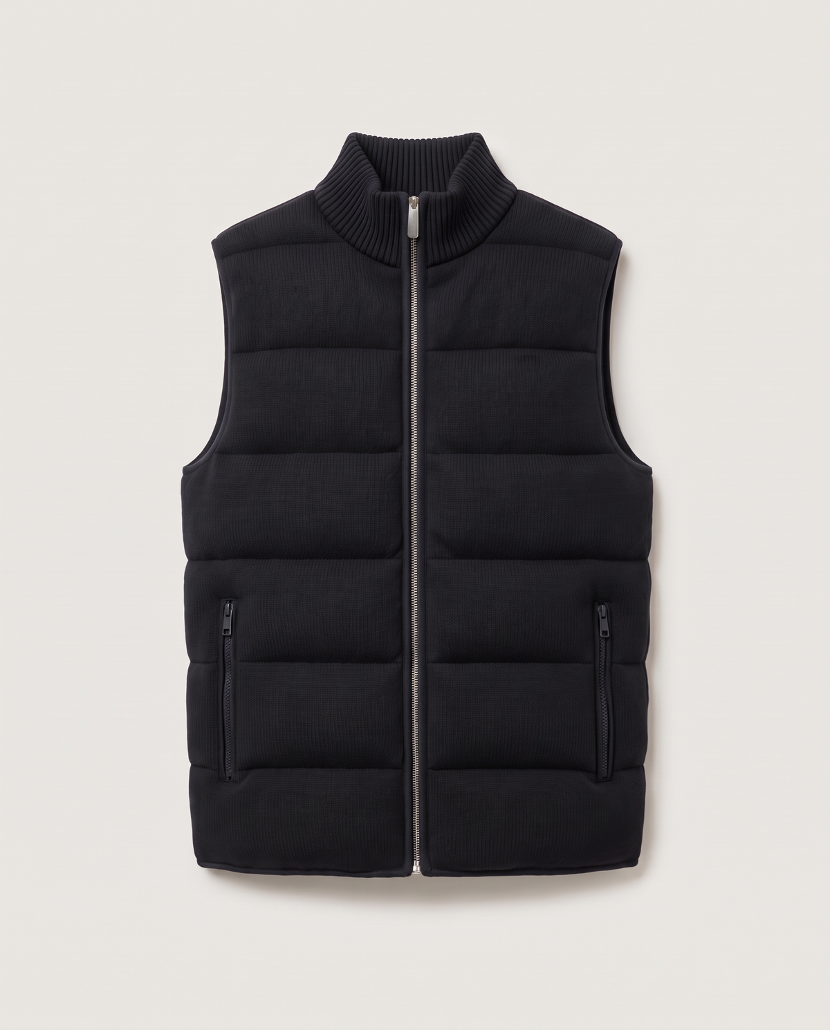 Padded Gilet in Black