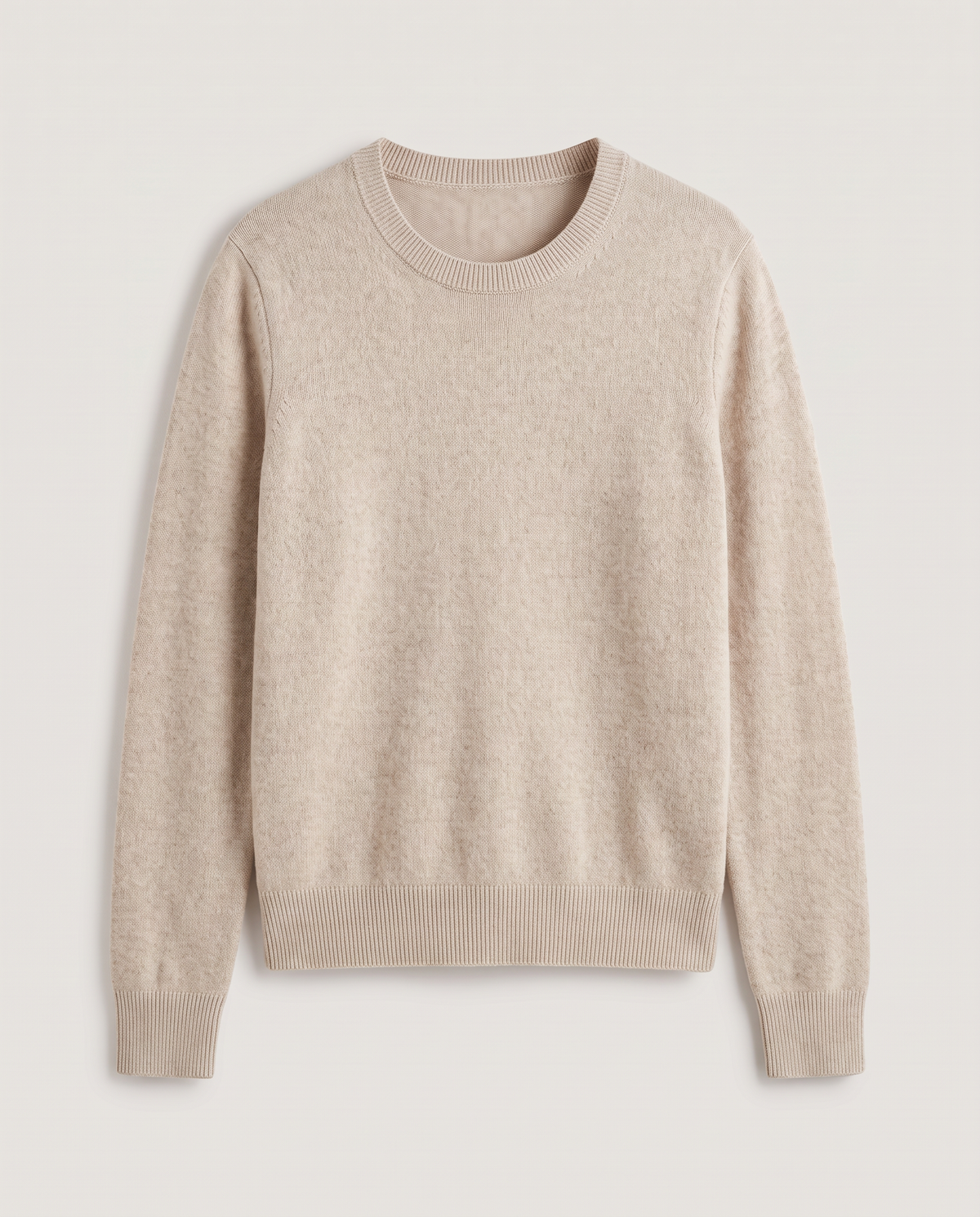 Cashmere Crew Sweater in Oat