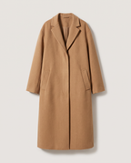 Wool Overcoat in Camel