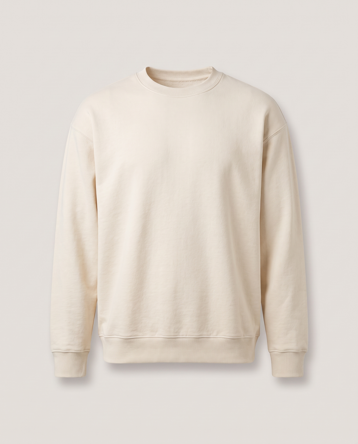 Crewneck Sweatshirt in Ecru
