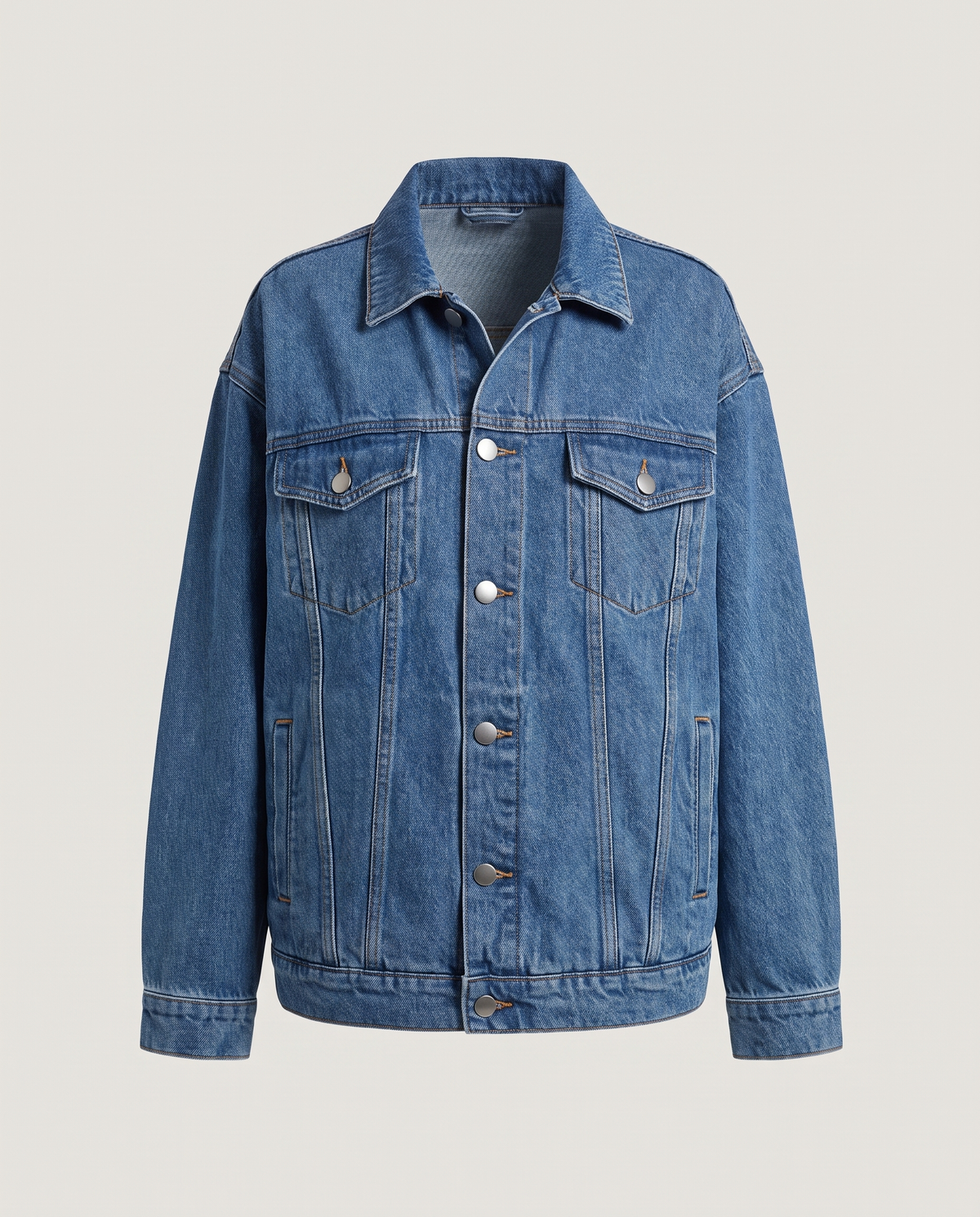 Denim Jacket in Mid Wash